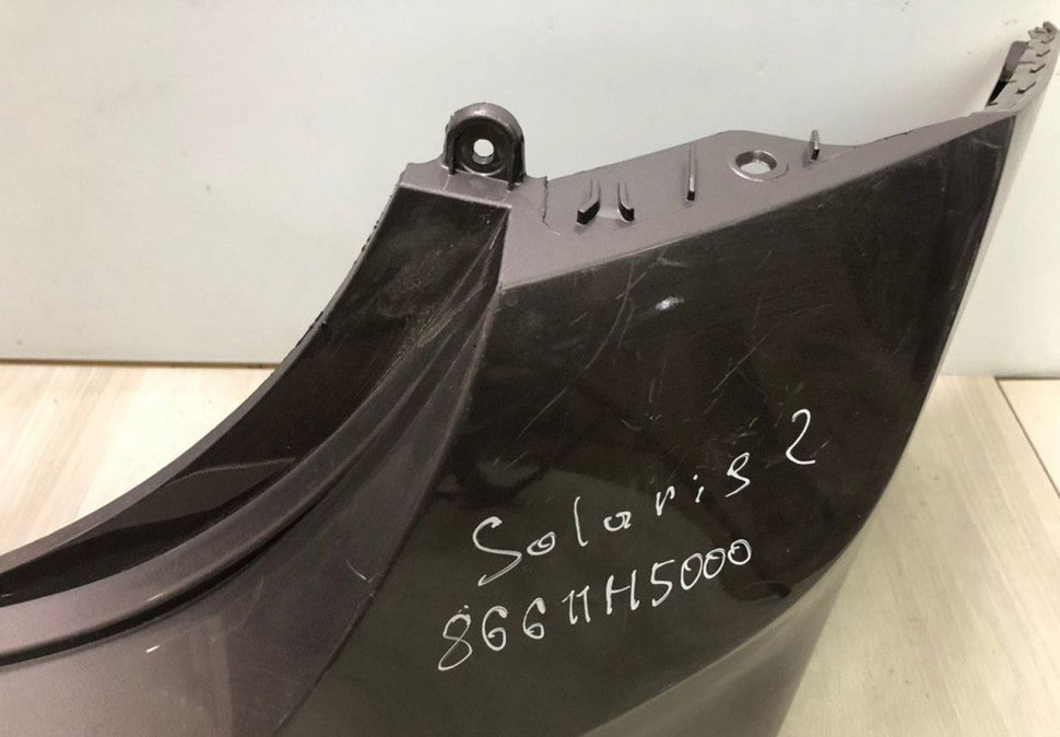 Бампер задний Hyundai Solaris 2 oem 86611h5000 (трещина) Бампер задний Hyundai Solaris 2 oem 86611h5000 (трещина)