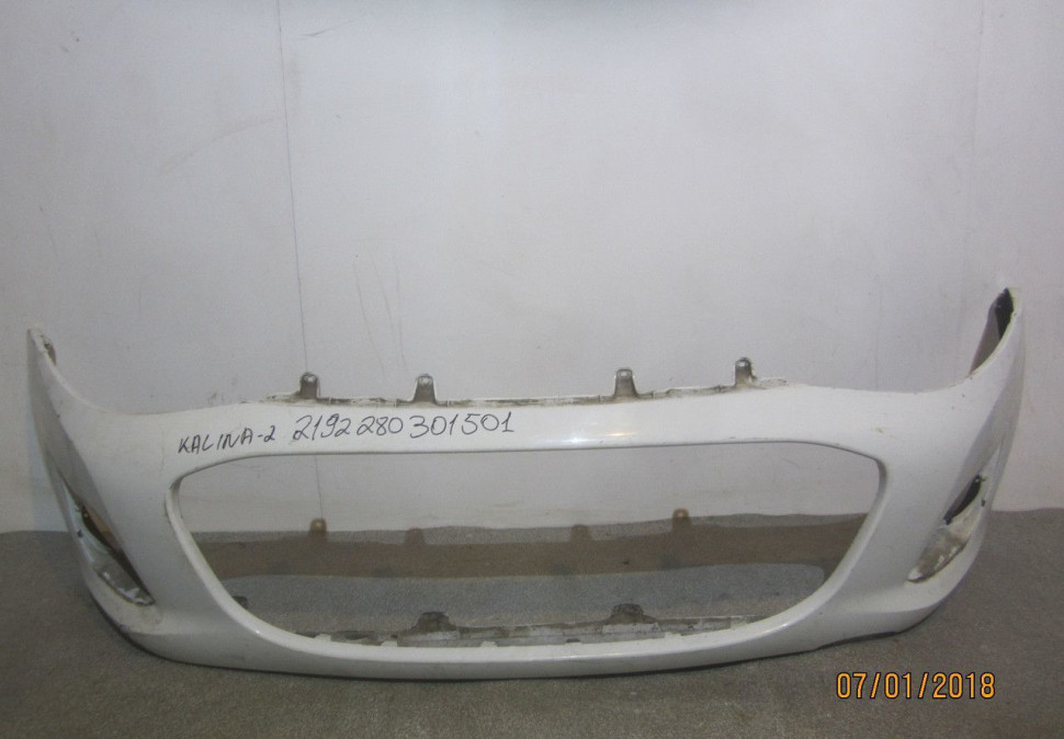 Бампер передний Lada Kalina 2 (13>) запаян oem 2192280301501 (скл-3)