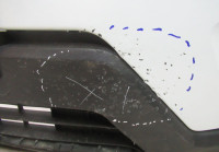 Бампер передний Hyundai Creta oem 86511M0000 (трещины)(мла.дефекты) (скл-3)