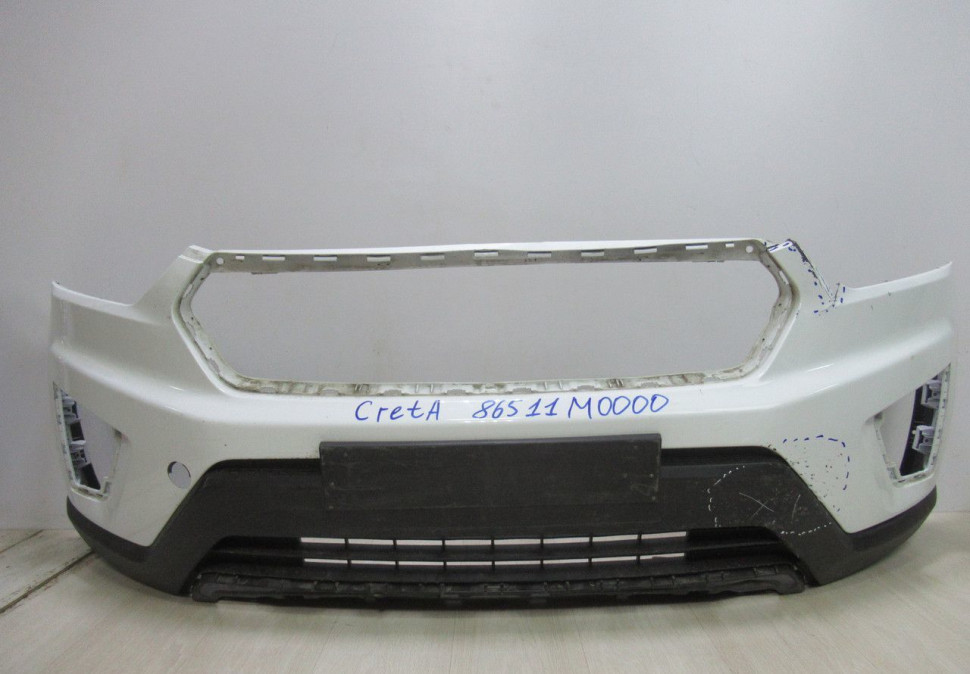 Бампер передний Hyundai Creta oem 86511M0000 (трещины)(мла.дефекты) (скл-3)