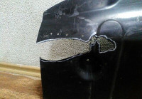 Пыльник переднего бампера Kia Optima 3 разрушена правая часть oem 291102t200