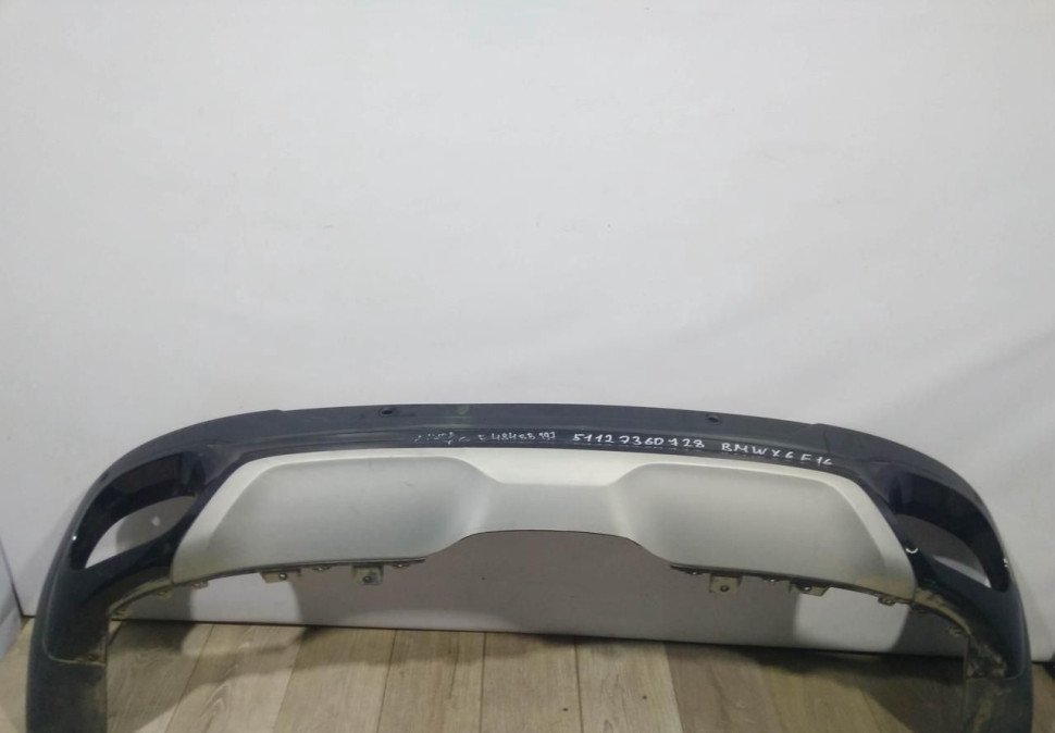 Спойлер заднего бампера бу BMW X6 F16 OEM 51127360728