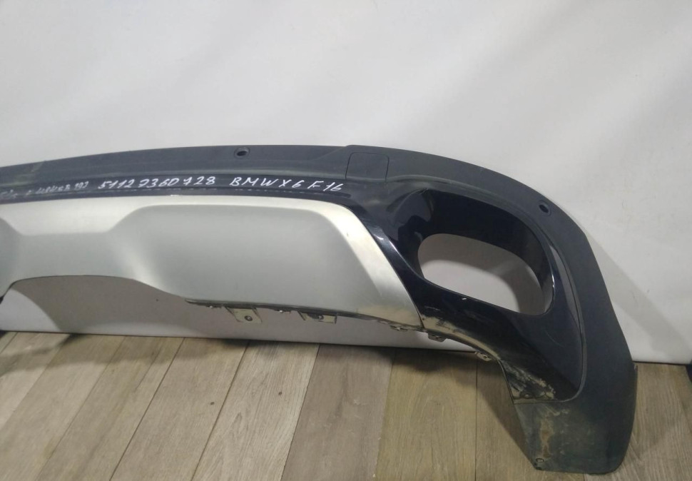 Спойлер заднего бампера бу BMW X6 F16 OEM 51127360728