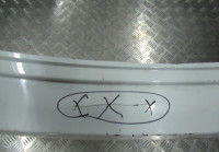 Бампер задний Hyundai Solaris 2 oem 86611H5000 (вмятина , сломано 1 крепление)