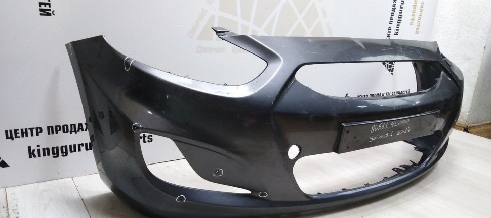 Бампер передний Hyundai Solaris 1 до рест 2010 oem 865114L000 Бампер передний Hyundai Solaris 1 до рест 2010 oem 865114L000