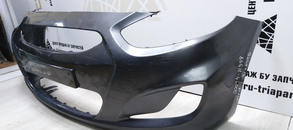 Бампер передний Hyundai Solaris 1 до рест 2010 oem 865114L000 Бампер передний Hyundai Solaris 1 до рест 2010 oem 865114L000