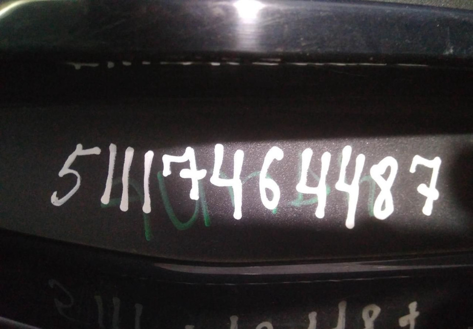 Решетка переднего бампера левая бу BMW 3 F30 рестайлинг OEM 51117464487