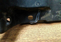 Панель передняя Volkswagen Transporter t5 трещина oem 7e0805598k (скл-3)