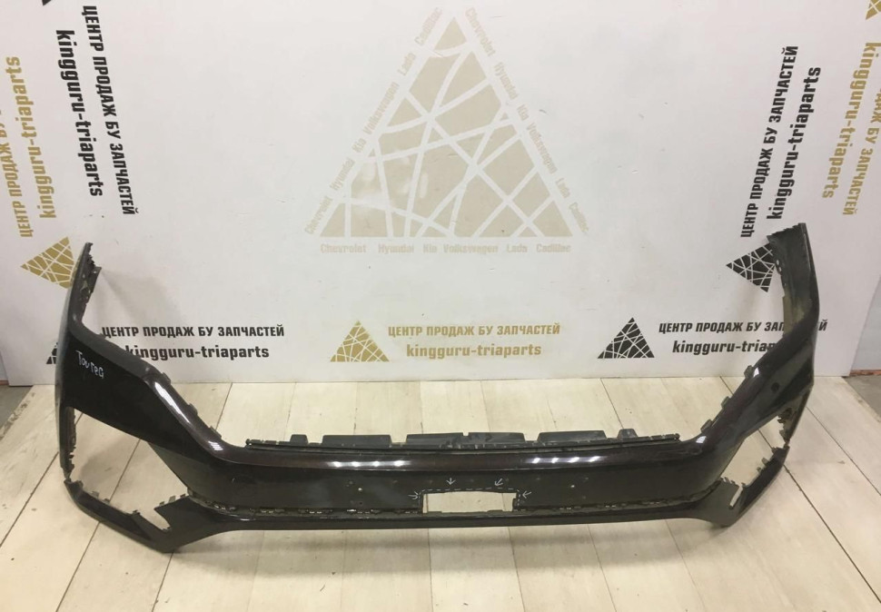 Бампер передний Volkswagen Touareg 3 2018> oem 760807221E