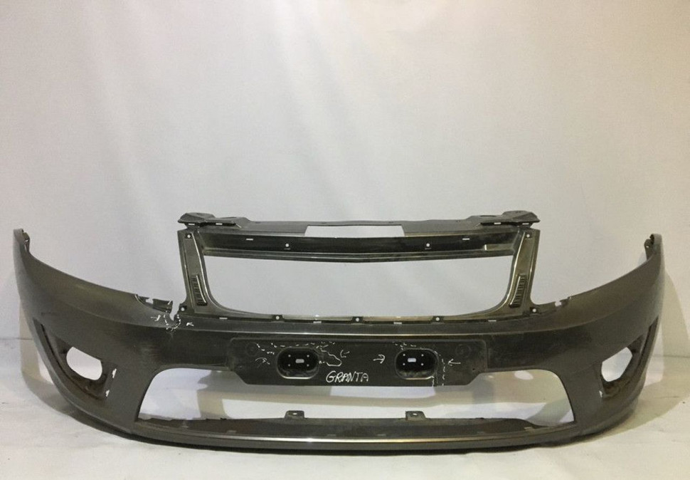 Бампер передний Lada Granta oem 21910280301501 (трещины) (скл-3)