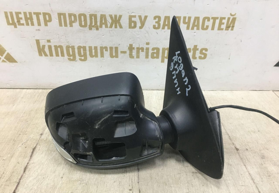 Корпус зеркала правый 9 пин Renault Logan 2 OEM 963016591R