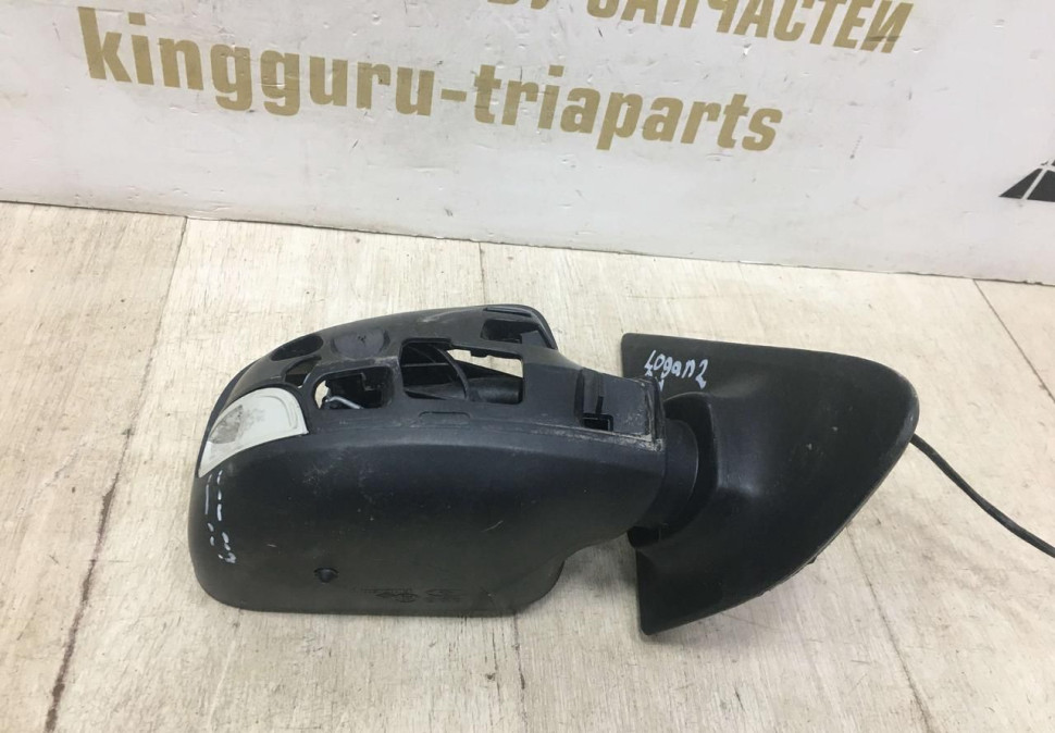 Корпус зеркала правый 9 пин Renault Logan 2 OEM 963016591R