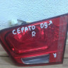 Фонарь правый Kia Cerato 2 oem 924041m000