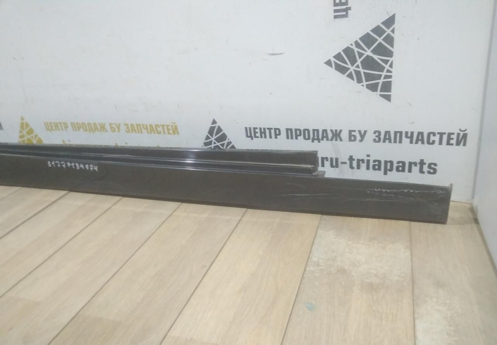 Порог правый бу BMW 5 F10 OEM 51777184774