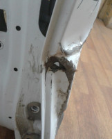 Дверь задняя левая Hyundai Creta (вмятина) (скл-3)