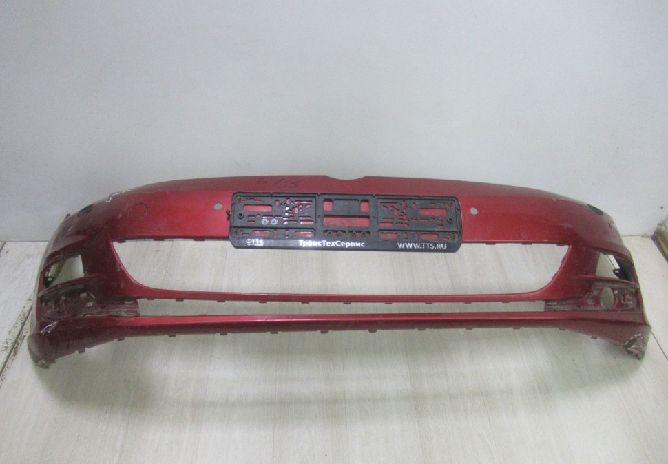 Бампер передний Volkswagen Golf 7 (12-17) oem 5G0807217 (трещины) (скл-3)
