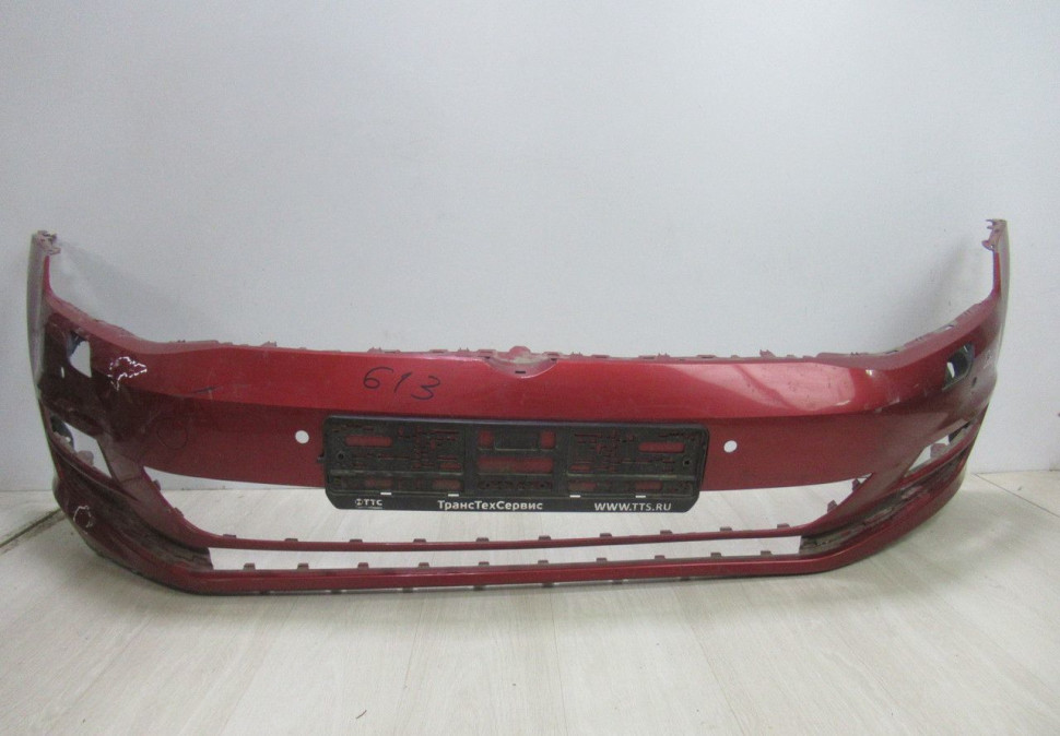 Бампер передний Volkswagen Golf 7 (12-17) oem 5G0807217 (трещины) (скл-3)