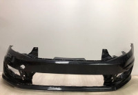 Бампер передний Volkswagen Polo седан рест Oem 6RU807221A (трещина)