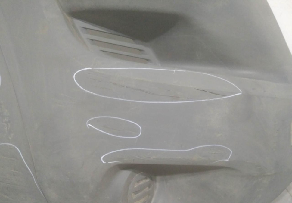Бампер передний правый бу Fiat Ducato OEM 1315079070 (скл-3)
