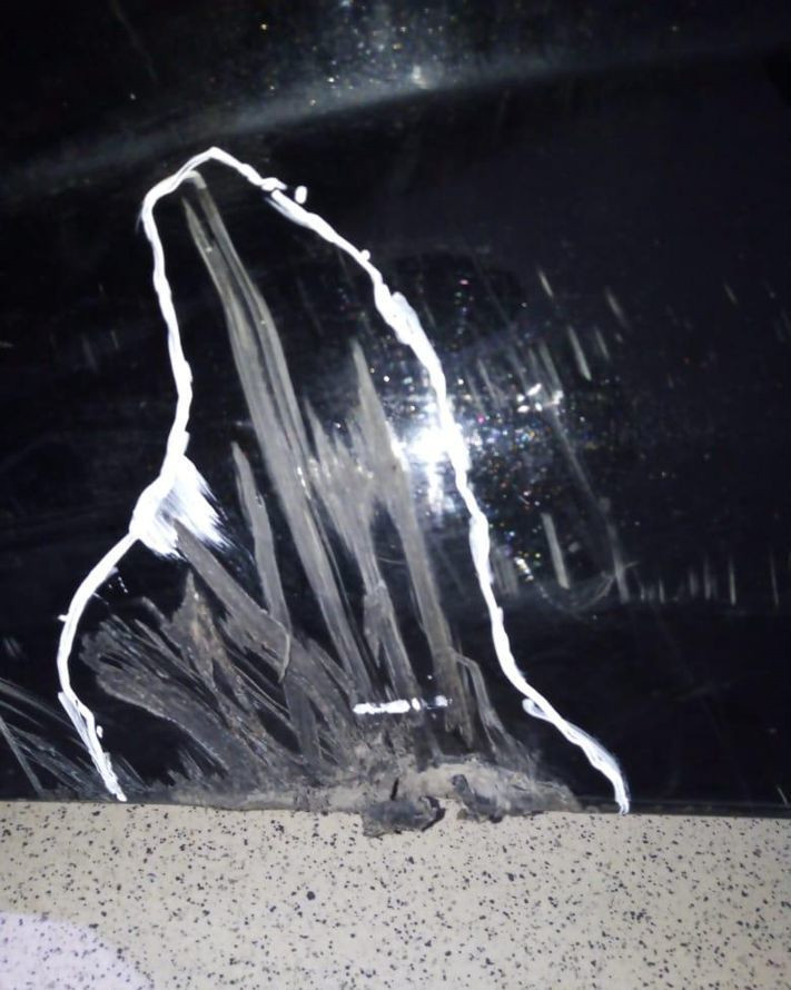 Бампер задний Uaz Patriot oem 3166382804015 (трещины)(скл-3)