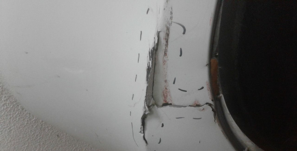 Бампер задний бу Skoda Rapid OEM 60U807421 (В)