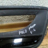 Решетка ПТФ левая Volkswagen Polo рестайл потертости oem 6ru853665