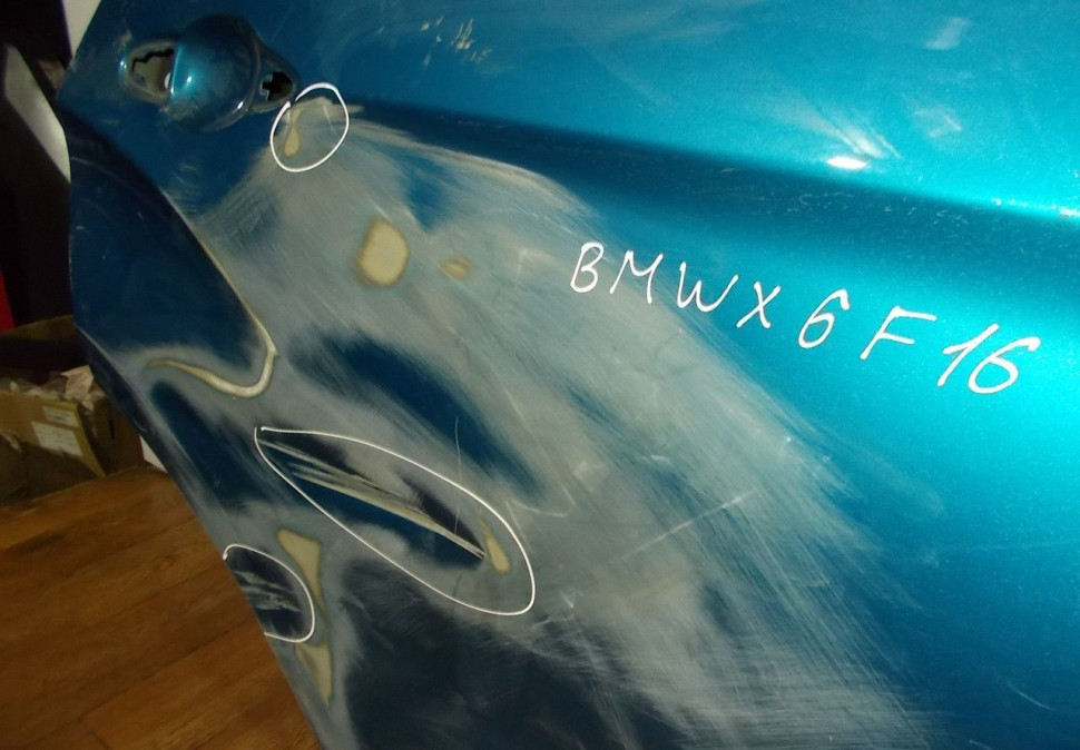 Дверь задняя правая бу BMW X6 F16 OEM 41517386744