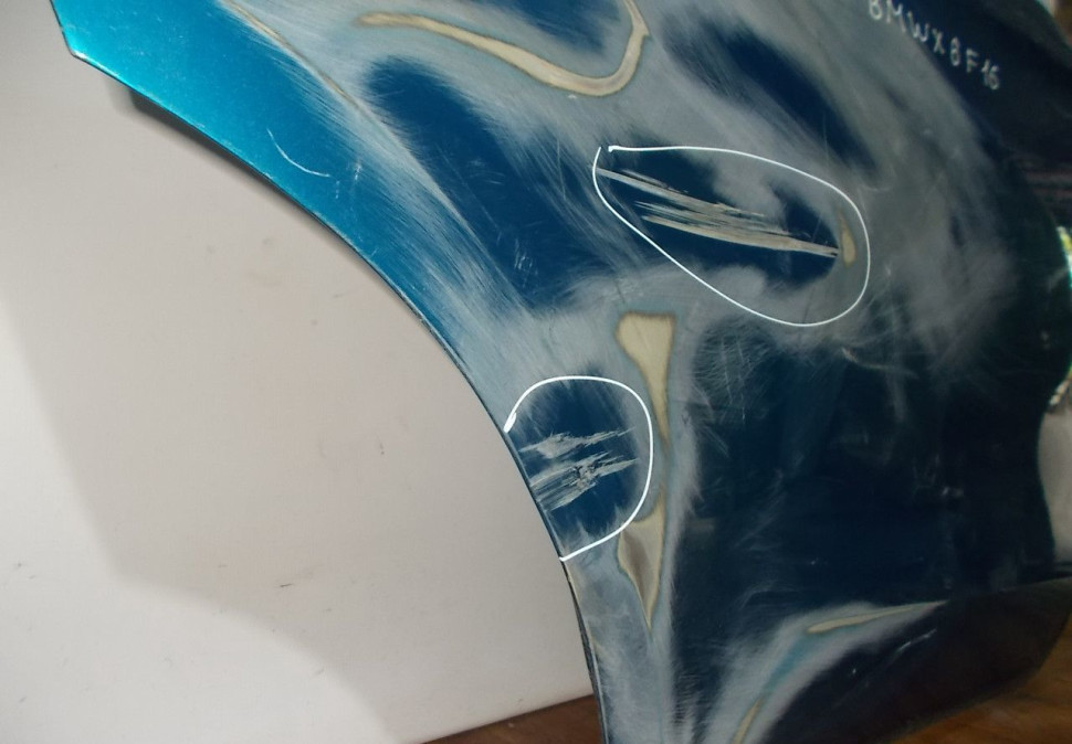 Дверь задняя правая бу BMW X6 F16 OEM 41517386744