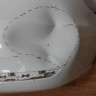 Бампер задний Volkswagen Polo рест OEM 6RU807421D (вмятина) Бампер задний Volkswagen Polo рест OEM 6RU807421D (вмятина)