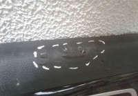 Обивка двери задней правой Hyundai Genesis 2 oem 83306B10103RR (дефект) (скл-3)