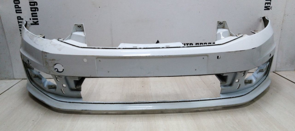 Бампер передний Volkswagen Polo 5 рест (15-20) oem 6RU807221A