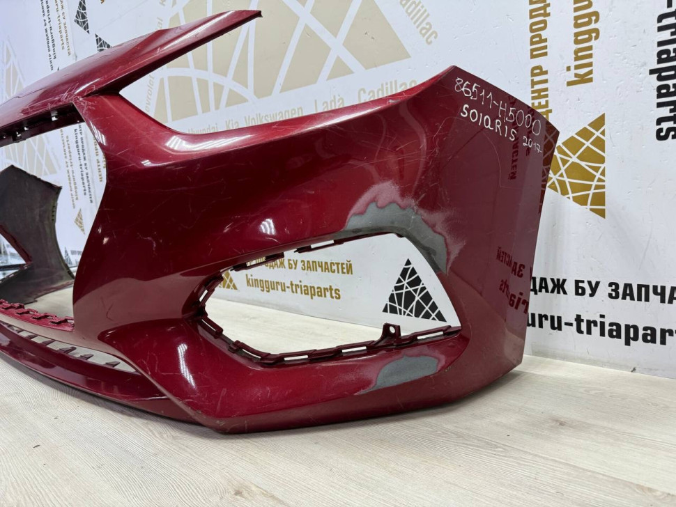 Бампер передний Hyundai Solaris 2 дорестайлинг 2017-2020 oem 86511H5000