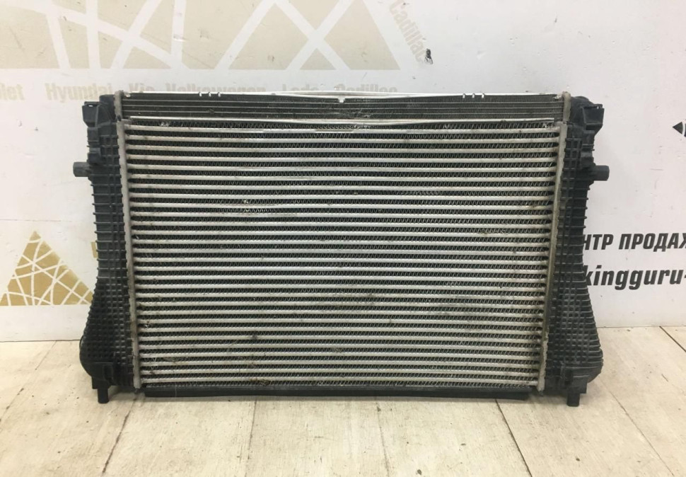 Радиатор охлаждения, интеркулера, вентилятор Skoda Octavia (1,8) OEM 5Q0121251GN 5Q0145803T