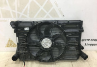 Радиатор охлаждения, интеркулера, вентилятор Skoda Octavia (1,8) OEM 5Q0121251GN 5Q0145803T