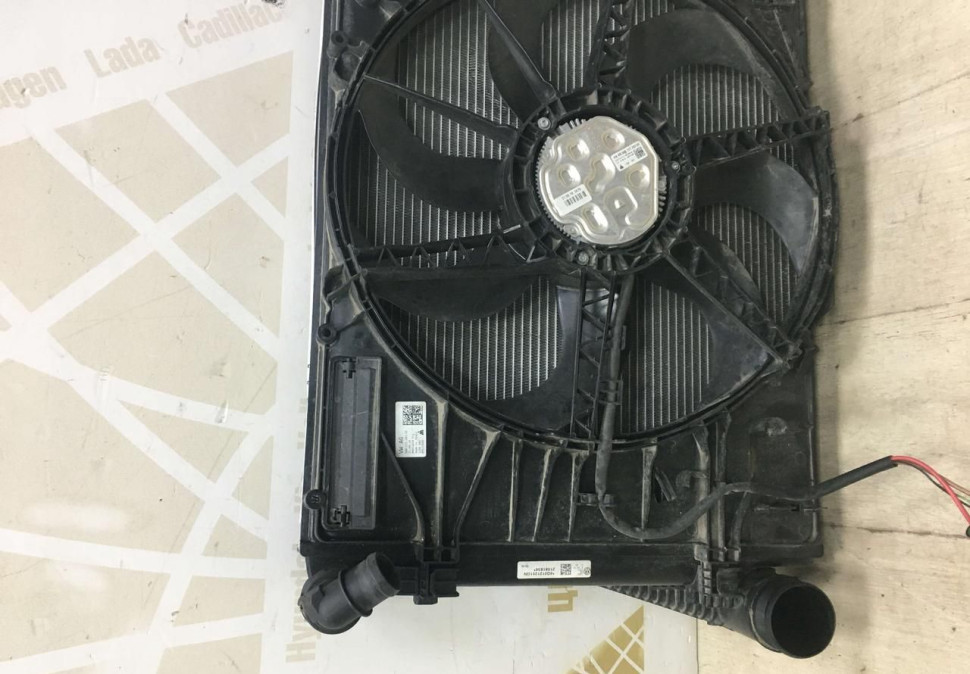 Радиатор охлаждения, интеркулера, вентилятор Skoda Octavia (1,8) OEM 5Q0121251GN 5Q0145803T Радиатор охлаждения, интеркулера, вентилятор Skoda Octavia (1,8) OEM 5Q0121251GN 5Q0145803T