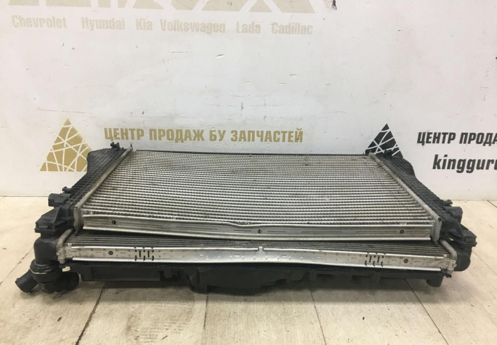 Радиатор охлаждения, интеркулера, вентилятор Skoda Octavia (1,8) OEM 5Q0121251GN 5Q0145803T Радиатор охлаждения, интеркулера, вентилятор Skoda Octavia (1,8) OEM 5Q0121251GN 5Q0145803T