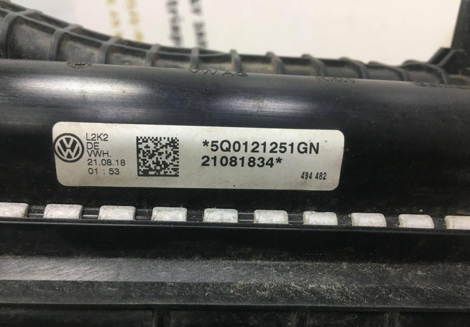 Радиатор охлаждения, интеркулера, вентилятор Skoda Octavia (1,8) OEM 5Q0121251GN 5Q0145803T Радиатор охлаждения, интеркулера, вентилятор Skoda Octavia (1,8) OEM 5Q0121251GN 5Q0145803T