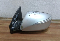 Зеркало левое Hyundai Santa Fe 3 oem 876102w014 (6 конт) (слом. повор. механизм)