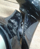 Зеркало левое Hyundai Santa Fe 3 oem 876102w014 (6 конт) (слом. повор. механизм)