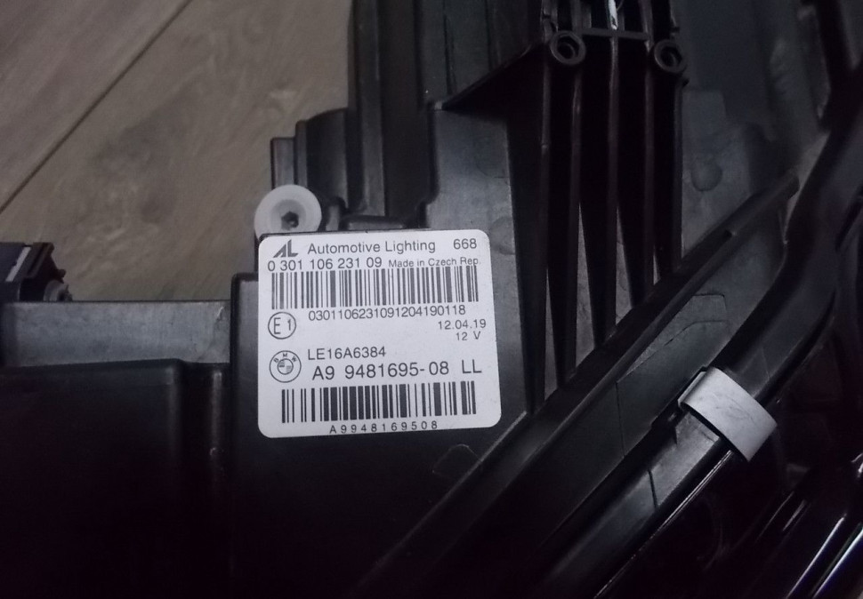 Фара ЛЭД LED не адаптив левая бу BMW 3 G20 OEM 63118496149