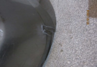 Бампер задний Kia Soul (11-14) (трещ.) oem 865112k500 (скл-3)