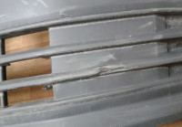 Бампер передний Volkswagen Transporter T6 / Caravelle (трещины) oem 7e0807221