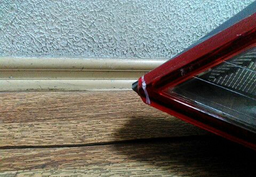 Фонарь правый Hyundai Solaris рестайл седан трещины сколы на стекле oem 924024l600