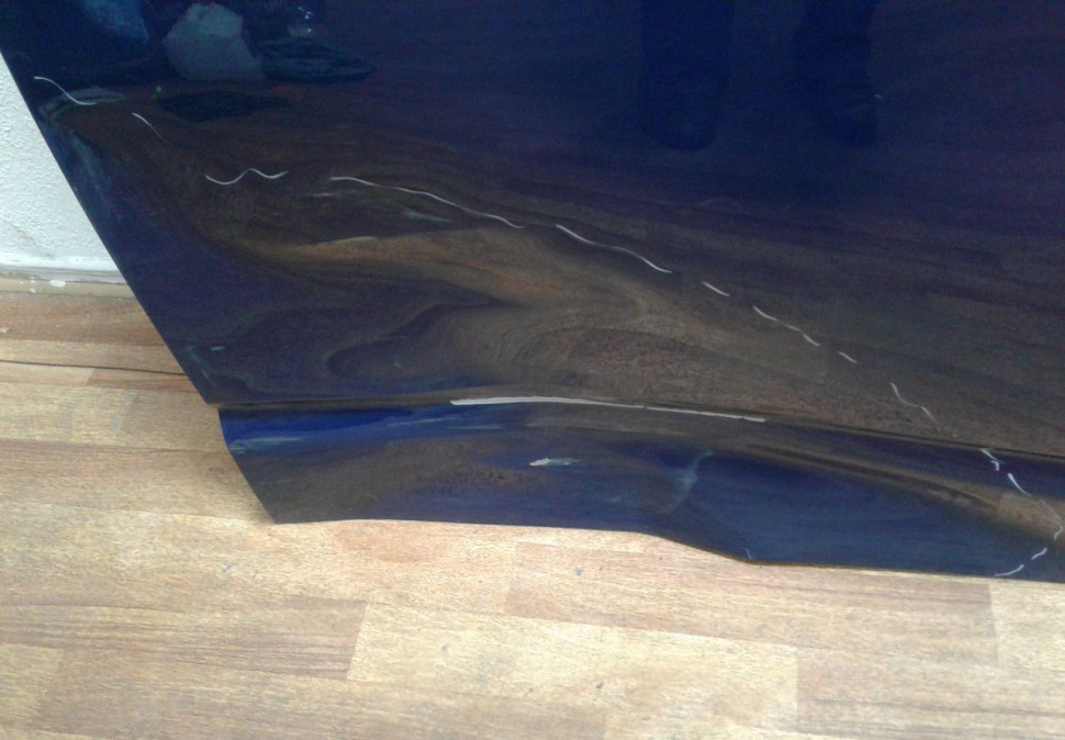 Дверь передняя правая Volkswagen Transporter T5 (03-15) вмятина (скл-3)