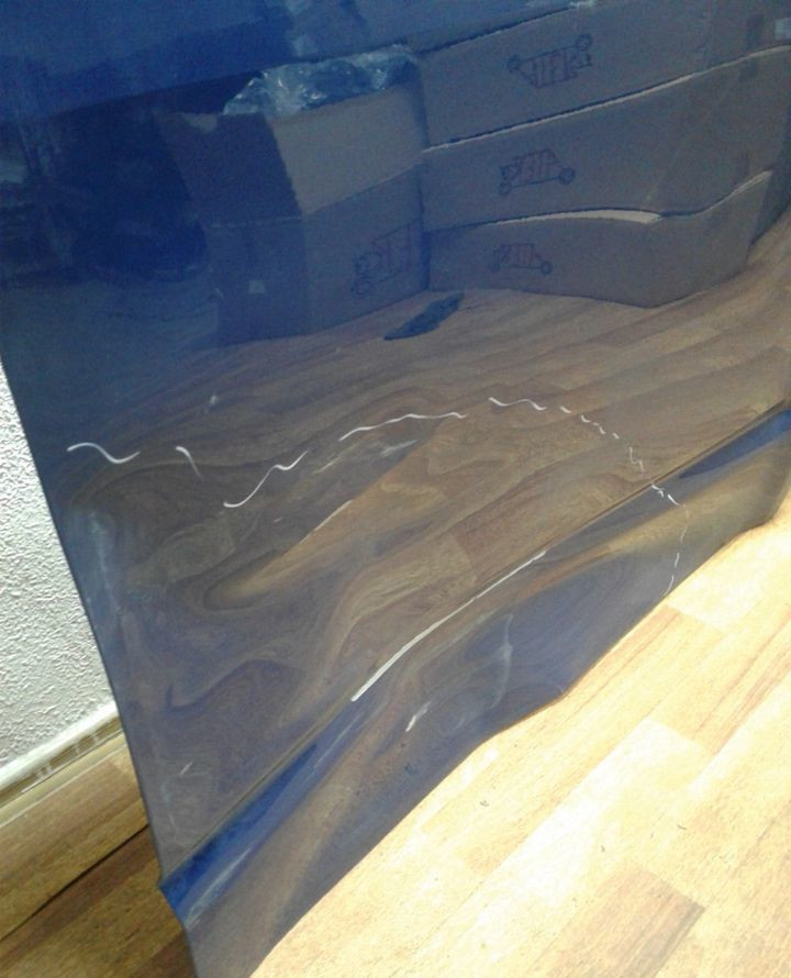 Дверь передняя правая Volkswagen Transporter T5 (03-15) вмятина (скл-3)