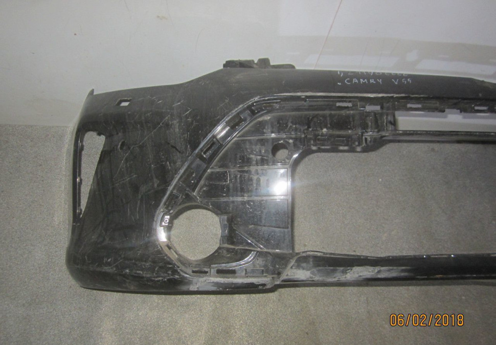 Бампер передний Toyota Camry v55 (после ремонта) Oem 5211906C60 (Скл-3)