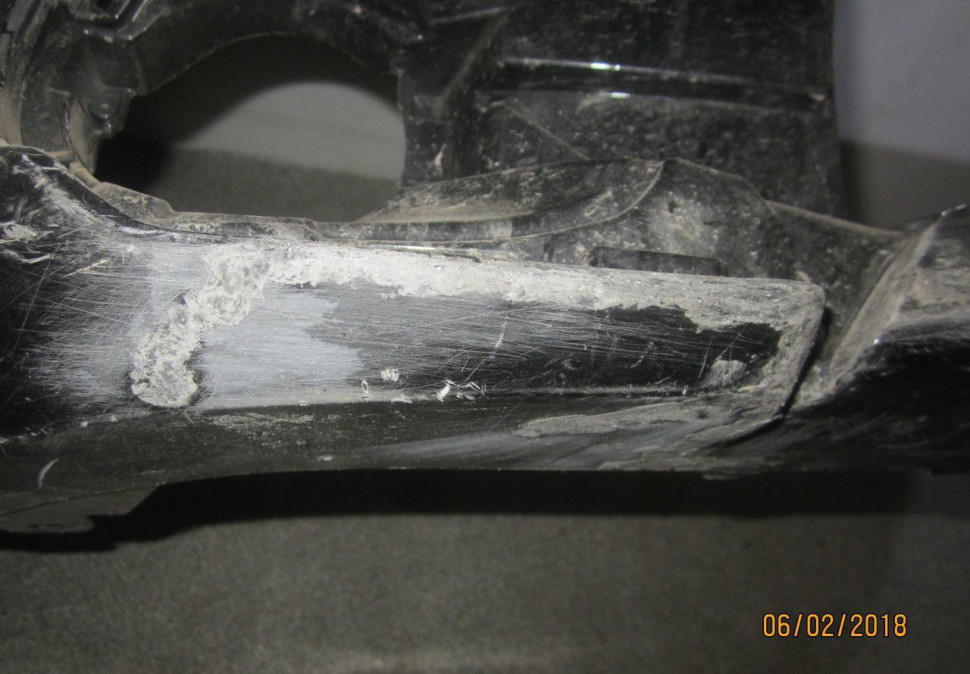 Бампер передний Toyota Camry v55 (после ремонта) Oem 5211906C60 (Скл-3)