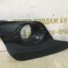 Решетка противотуманной фары левая Renault Logan 2 рестайлинг OEM 261A37637R