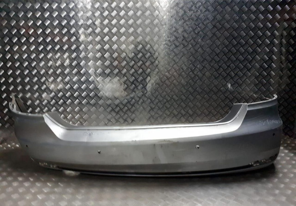 Бампер задний Volkswagen Polo 5 Sedan (15>) oem 6RU807421D