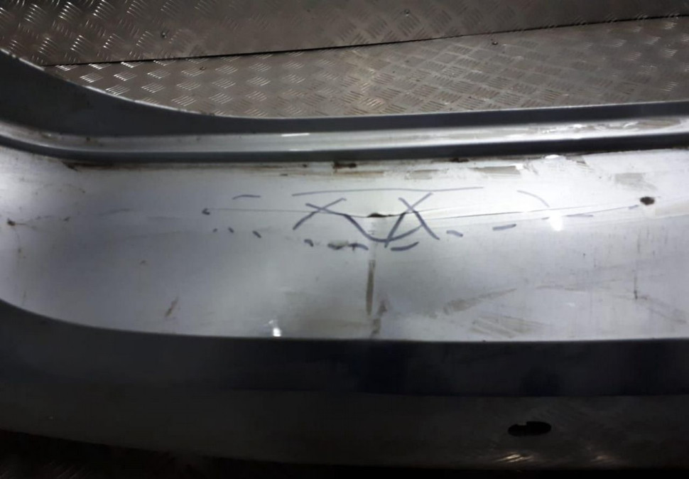 Бампер задний Volkswagen Polo 5 Sedan (15>) oem 6RU807421D